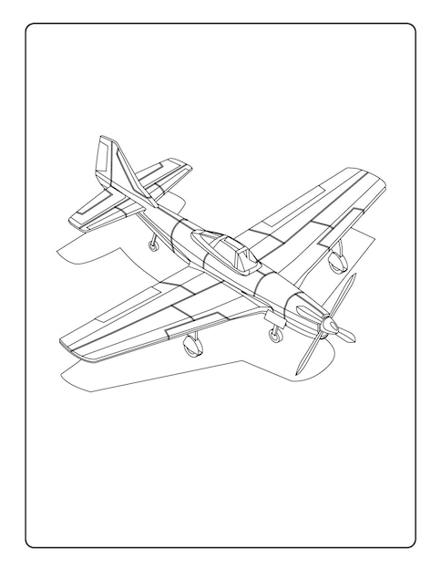 army planes coloring pages