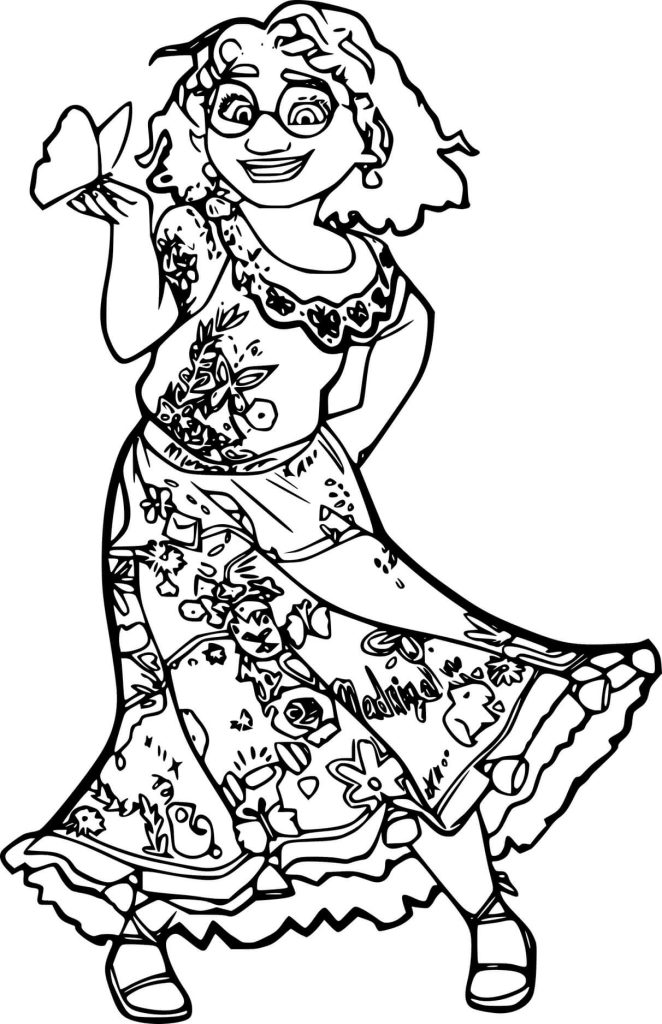Isabela Madrigal Coloring Pages