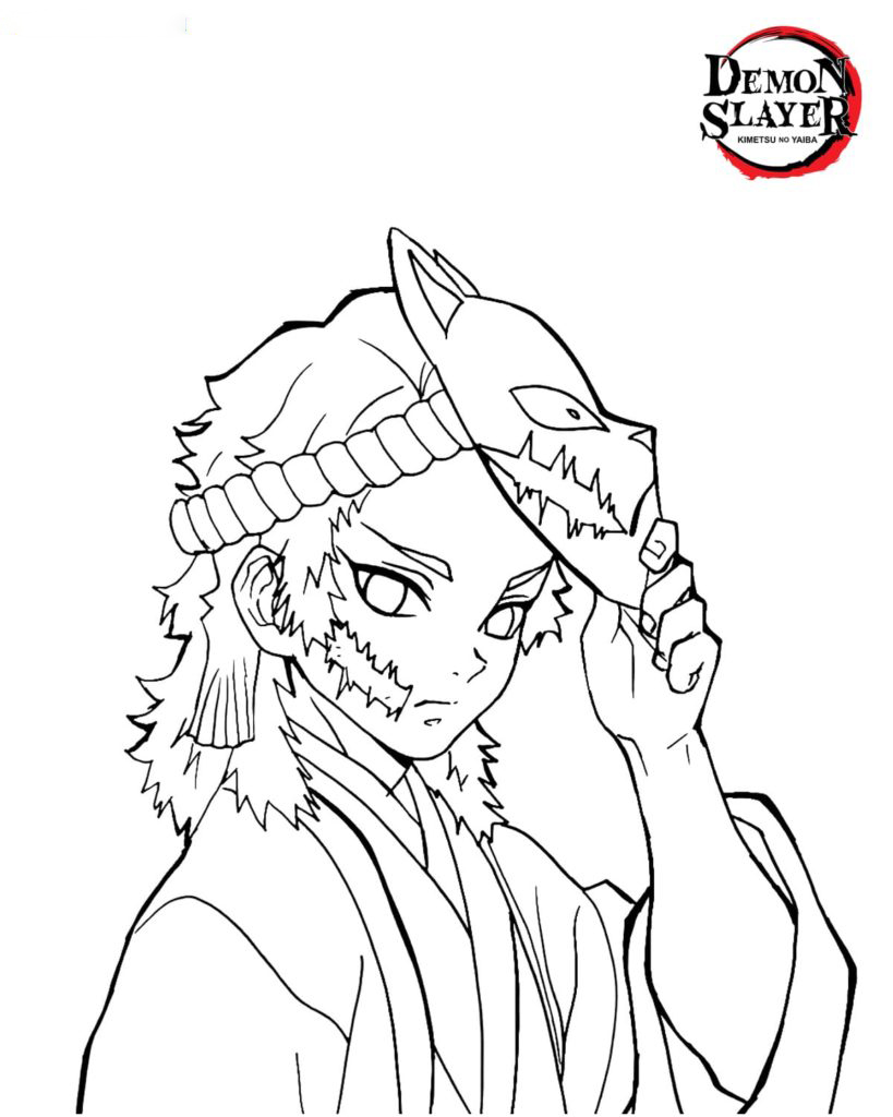 Demon Slayer coloring pages . Printable coloring pages