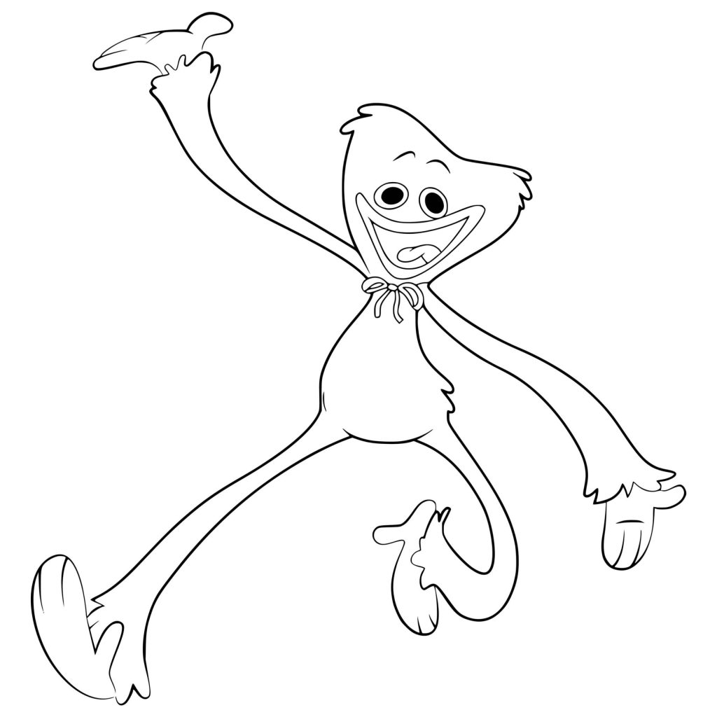 huggy wuggy coloring pages