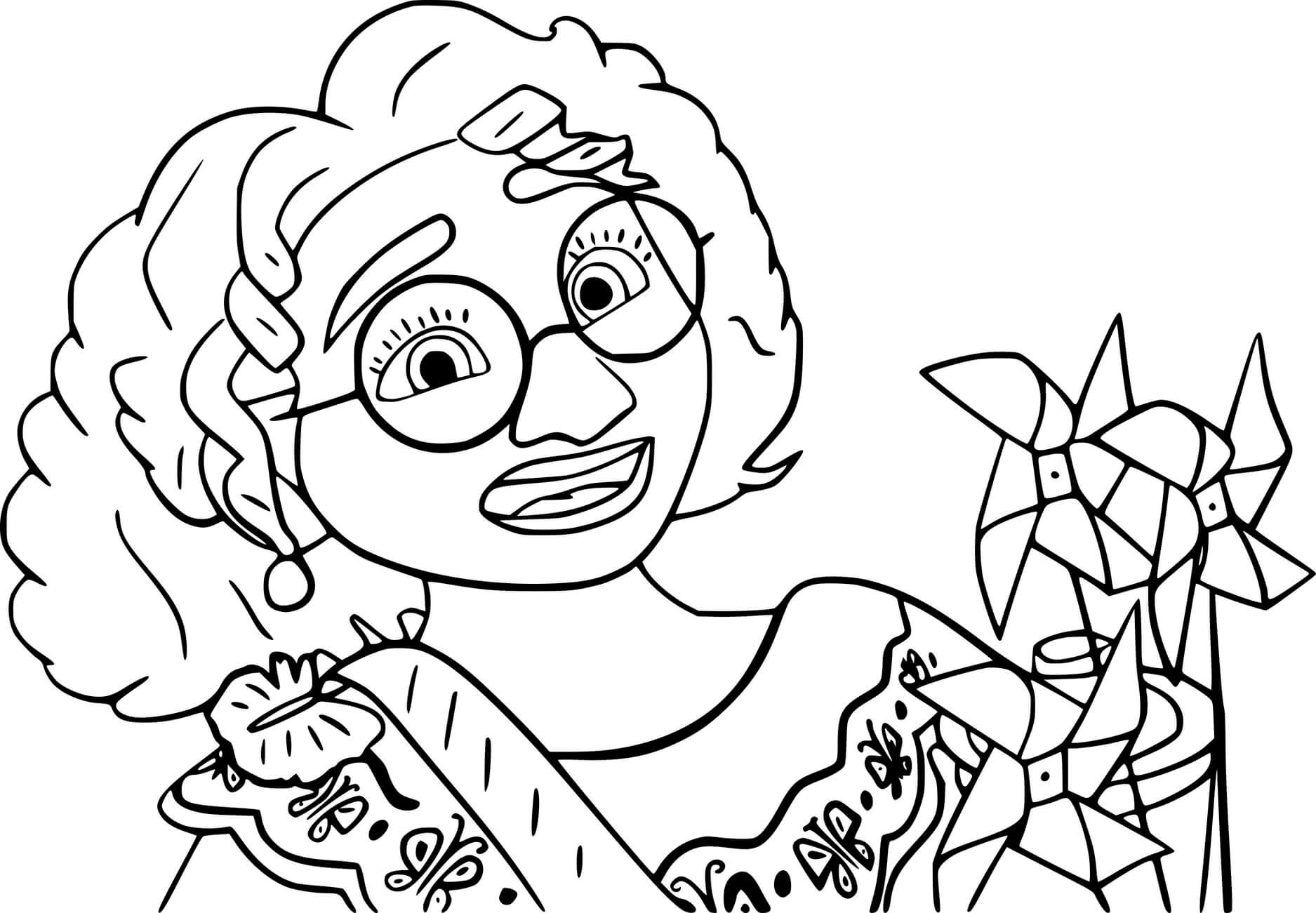 Mirabel Madrigal Of Encanto Coloring Pages