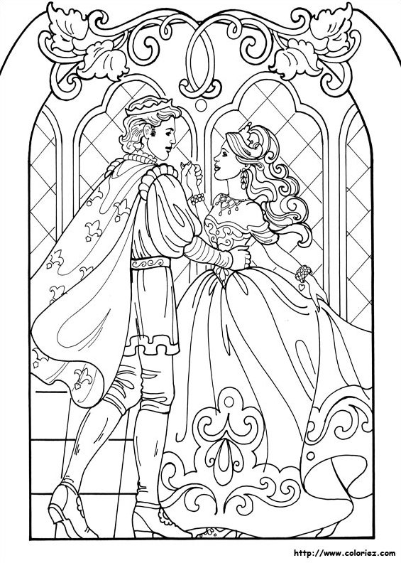 princess and prince kissing coloring pages