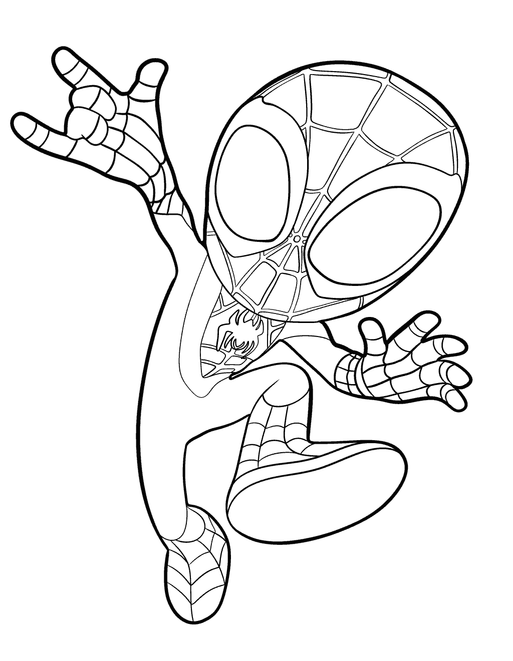 Free Spidey And Friends Coloring Pages Coloring Pages