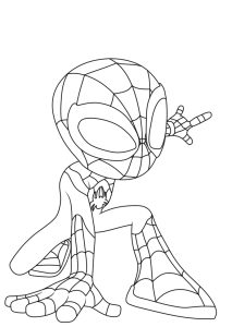 Spidey Coloring Pages