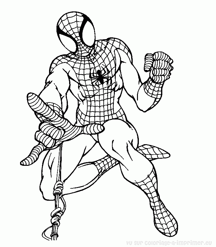 Coloriage Spider-Man 4