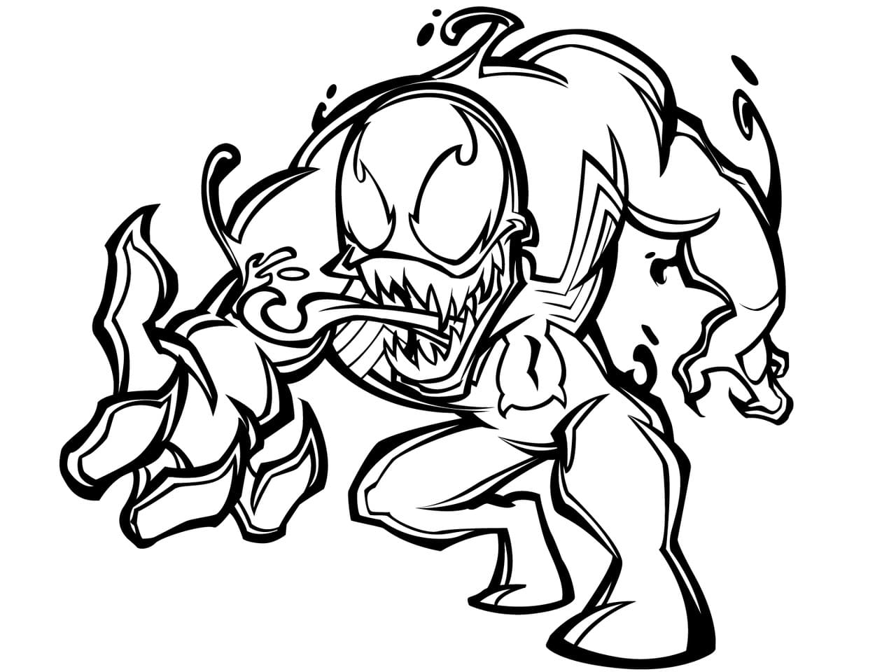 How To Draw Venom on Sketch Saturday. Full tutorial on my YT channel. ... |  TikTok